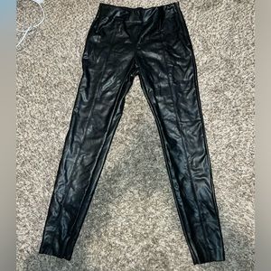 Faux Leather Forever 21 leggings